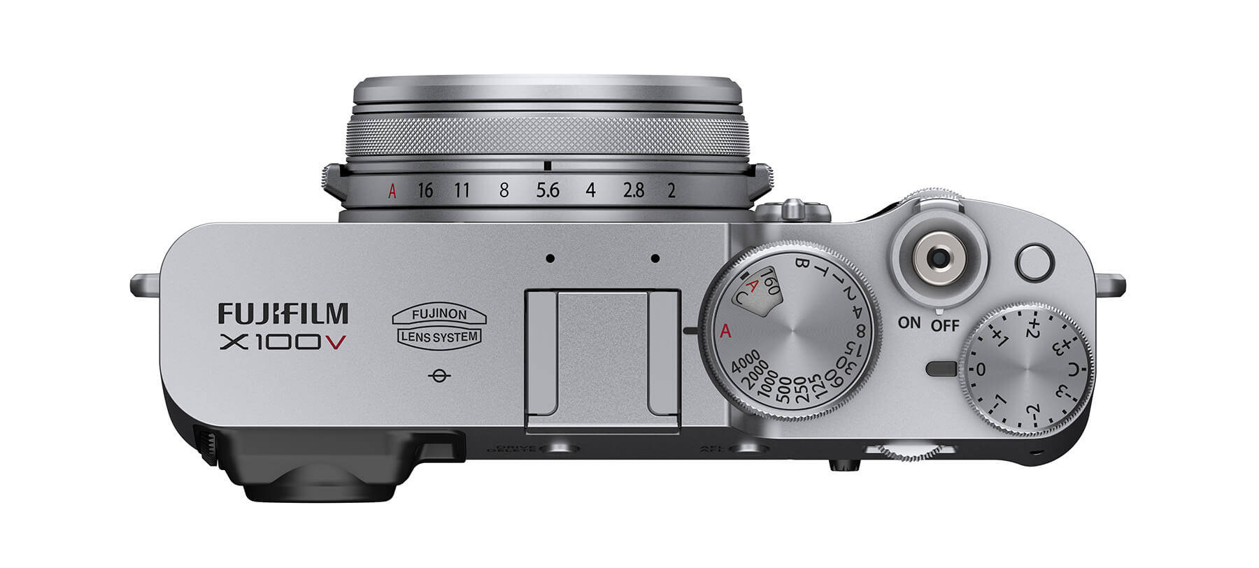 Fujifilm X100V top silver