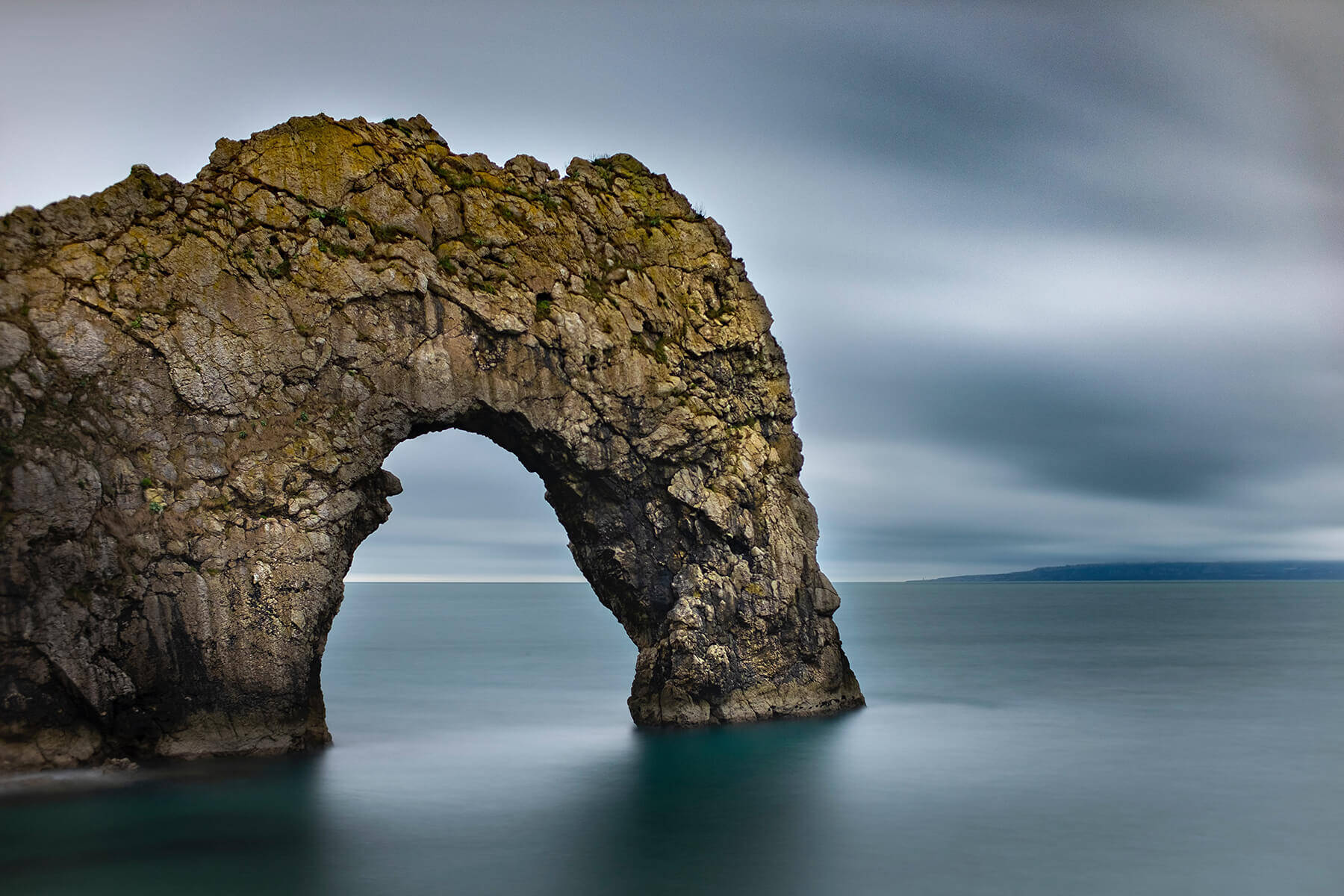 Abstract landscape photography of Durdle Door