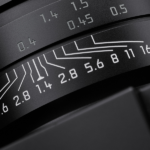 Closeup of Leica Summilux-M 25 lens
