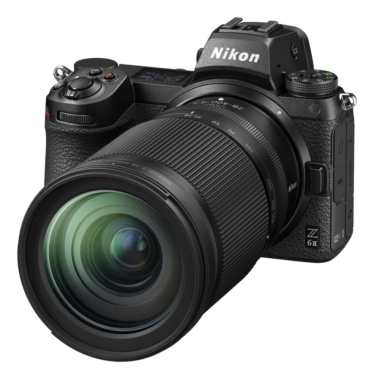 Nikkor Z 28-400mm superzoom lens attached to Nikon Z 6 II camera
