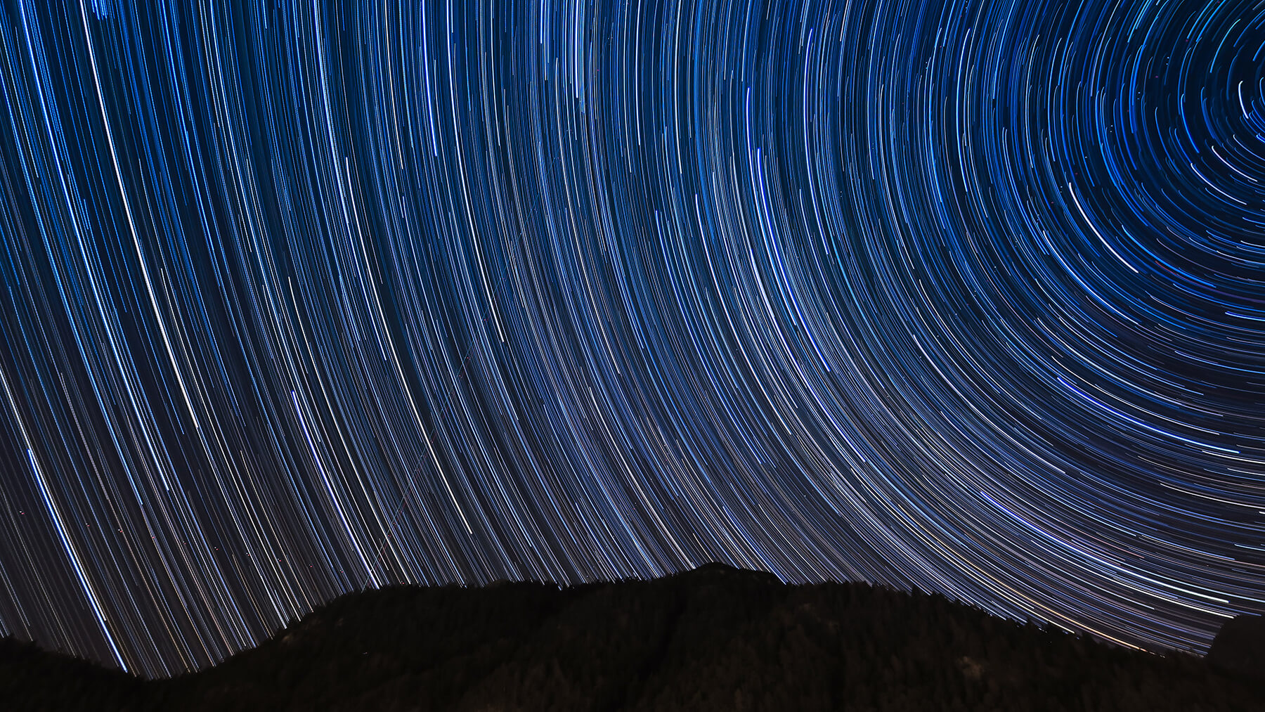 Star trail photography