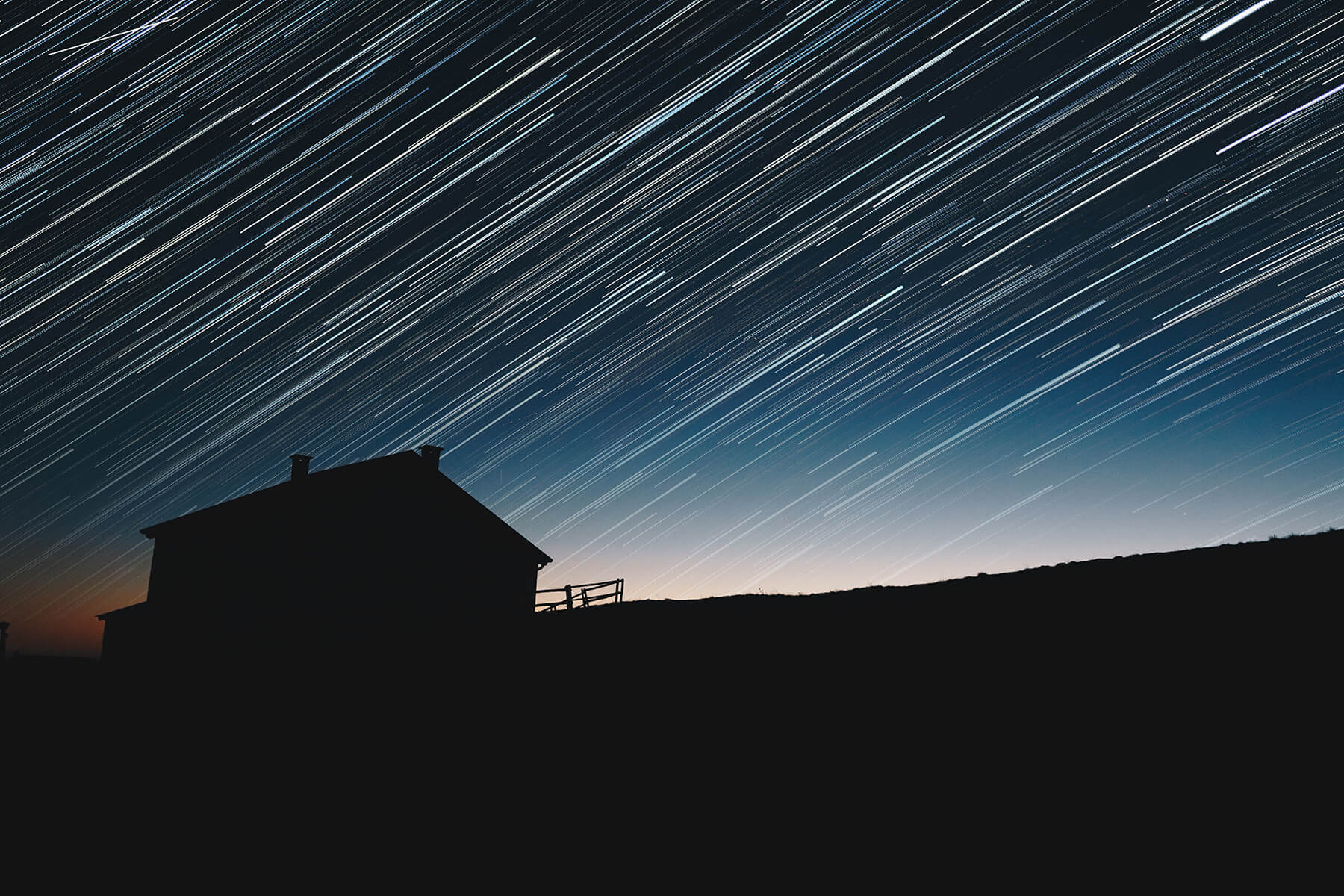 Star trails photography